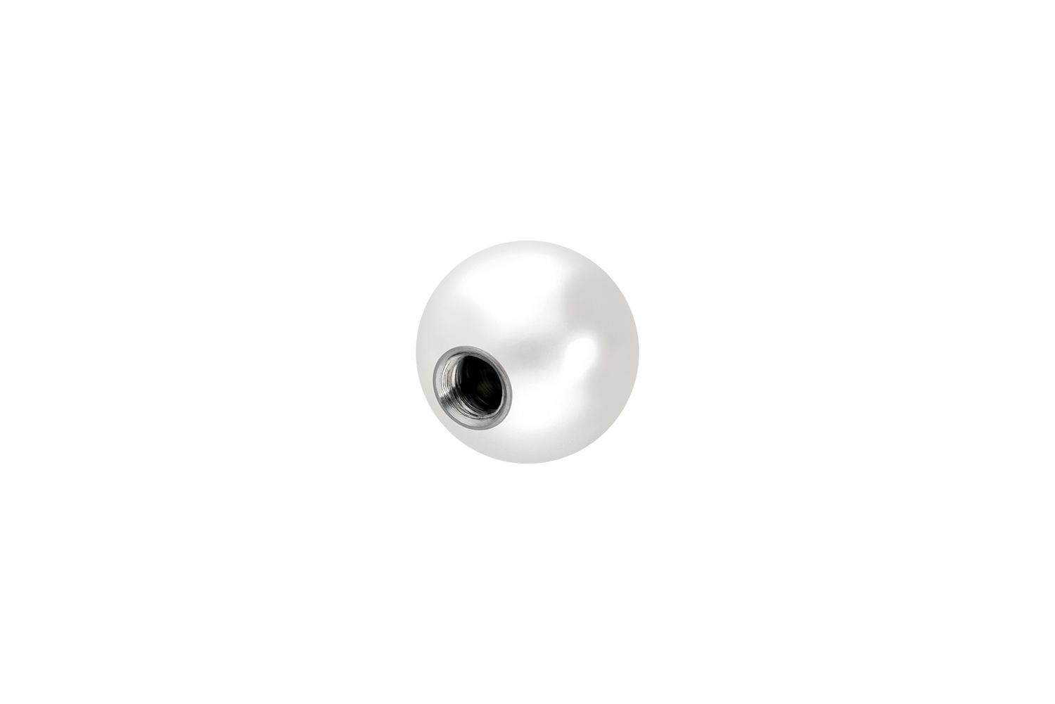Synthetische Schraubperle mit Titangewinde von Piercingline